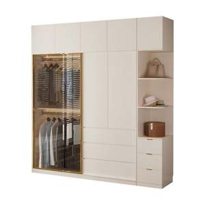 Meubles de chambre à coucher modernes et luxueux, systèmes d'armoires extensibles en bois, organisateurs d'armoires, étagères d'armoire, organisateur de vêtements - Product Image 5