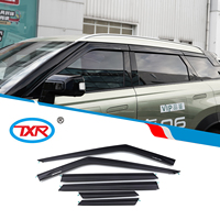 TXR, viseras de ventanas de inyección automática, protector de lluvia, deflectores de visera, accesorios exteriores de coche para Chery Tansuo 06 Jaecoo J7 2023-