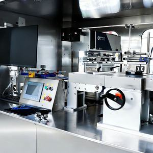 Marqueur laser UV industriel à mise au point automatique pour les bouchons de bouteilles en plastique avec marquage de code Data Matrix, haute précision, anti-contrefaçon, traçabilité - Product Image 2