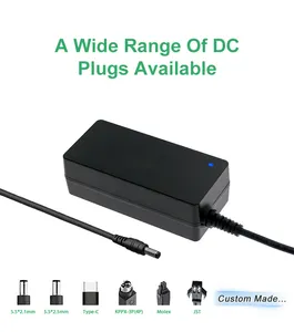 Prezzo di fabbrica TUV CE GS ETL SAA UKCA desktop adattatore ac dc 65W 12 v5a 15 v4a 24 v2.5a laptop ac dc power adapte