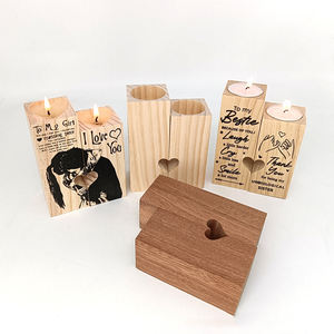 Portacandele <span class=keywords><strong>in</strong></span> <span class=keywords><strong>legno</strong></span> a forma di cuore rettangolare portacandele tealight portacandele <span class=keywords><strong>candeliere</strong></span> decorativo - Product Image 5