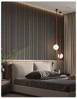 Panneau mural et de plafond en fibre de bambou moderne, imperméable, résistant à l'humidité et à la moisissure, écologique, garantie 3 ans pour hôtel