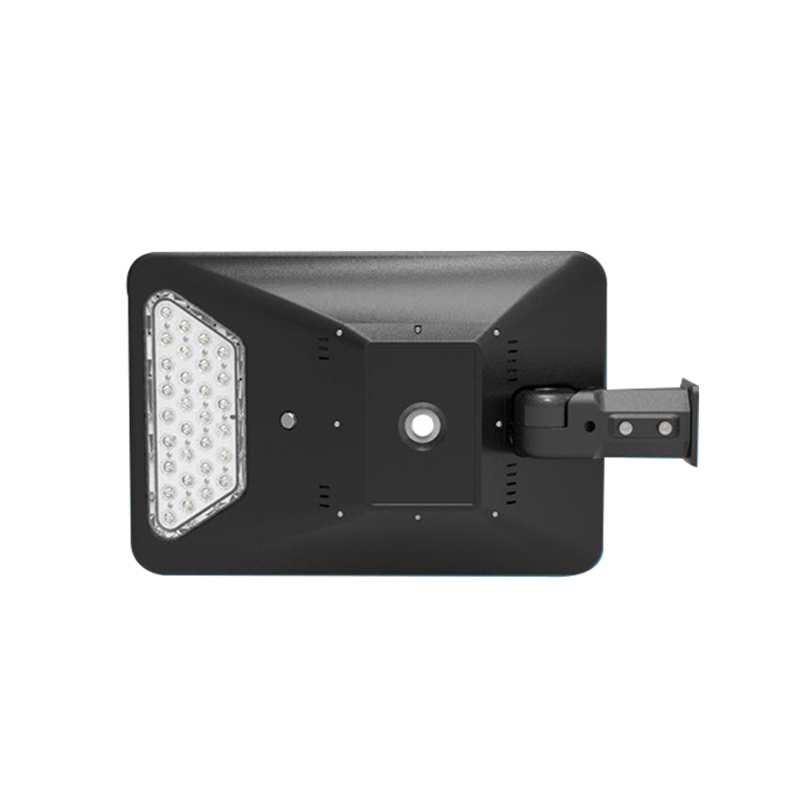 Material de aluminio de IP65 camino lámpara de iluminación inteligente integrado solar panel 15W 30W llevó la luz de calle solar