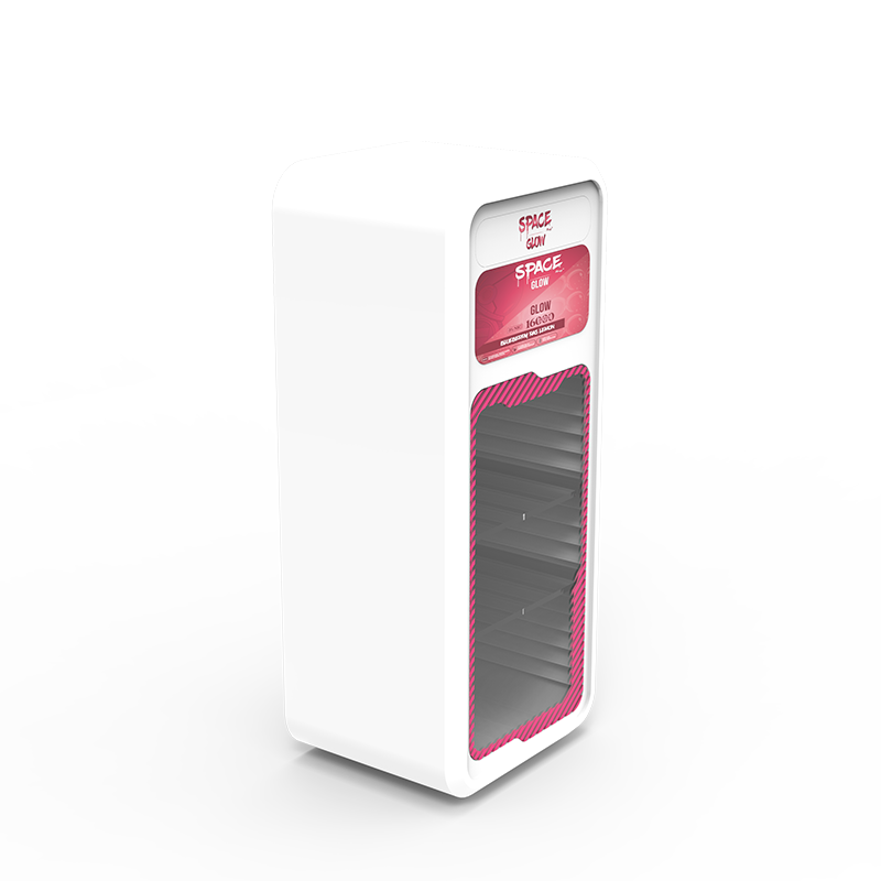 Apache Customized Heavy Duty Acrylic LED Light-Up Cigarette Display Rack with Floor Stand for Smoking Shop Retail — view 3