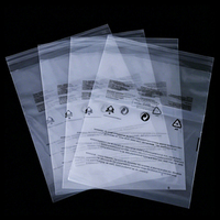 Sac transparent auto-adhésif biodégradable pour t-shirts, en PE léger et portable, pour l'emballage de vêtements et de chaussures