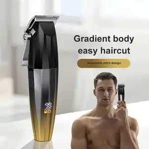 Professional T-Blade Trimmer Barber Hair Cut Machine Factory Price Wireless Electric Hair Clippers For Men