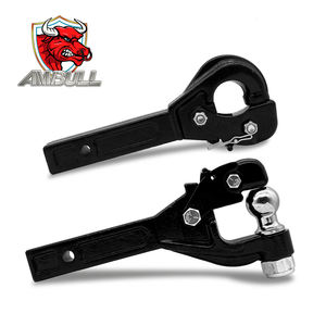 Ambull Engrenage d'<span class=keywords><strong>attelage</strong></span> robuste 15t avec crochet de remorquage sans rotule, neuf, <span class=keywords><strong>pas</strong></span> <span class=keywords><strong>cher</strong></span>, noir, forgé, pour remorques - Product Image 5