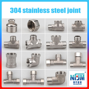 Joint en acier inoxydable pour épaississement de joint en soie, raccords de tuyau de <span class=keywords><strong>plomberie</strong></span>, coude féminin et masculin, 304 - Product Image 5