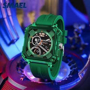 Reloj SMAEL 8121 Personalizado OEM, Reloj Digital de Silicona para Hombre, Fase Lunar, Cronógrafo, Fecha Automática, Relojes para Hombre - Product Image 4