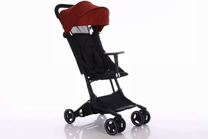 Poussette de luxe de haute qualité facile à prendre <span class=keywords><strong>en</strong></span> alliage d'aluminium Design compact pliable 3-<span class=keywords><strong>en</strong></span>-1 voiture bébés âgés de 3 ans coton EVA - Product Image 4