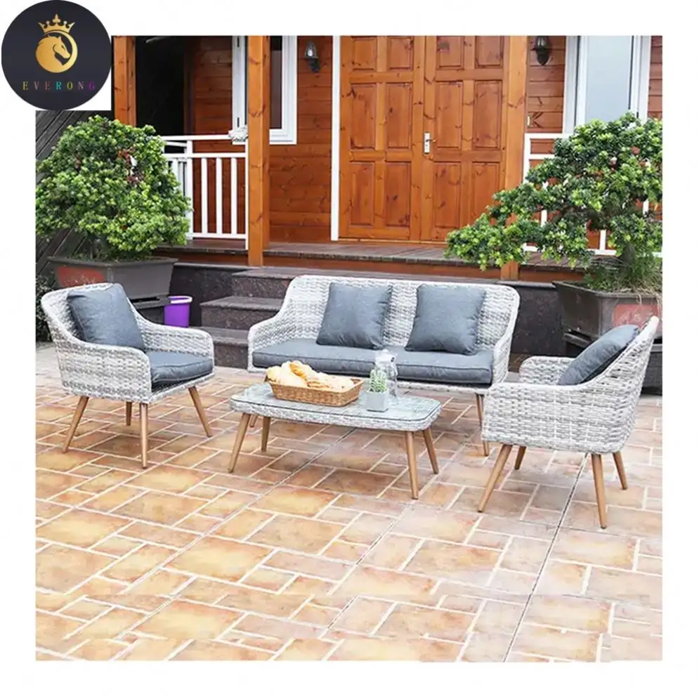 Il più venduto divano impilabile in Rattan da giardino rotondo set da Patio esterno divano