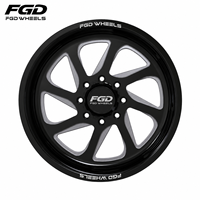 Jantes de camion forgées 22x12 22x14 24x12 24x14 26x16 30x16 forgées 8x170 8x180 8x6.5 6x5.5 polies pour Ford F-250 F-350 GMC