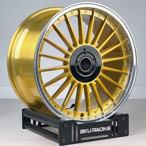 Jantes forgées BZY 2 pièces pour <span class=keywords><strong>BMW</strong></span> M3 M5 E60 <span class=keywords><strong>E46</strong></span> E90 E92 F30 F80 F82 5X120, jantes multibranches argentées de <span class=keywords><strong>17</strong></span>, 18, 19 et 20 pouces - Product Image 4