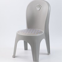 Chaises empilables et amovibles en plastique rembourré extra-épais avec dossier, simples, pour la maison, la chambre, l'entrepôt, la salle à manger, le restaurant