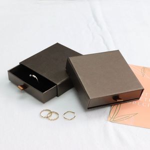 Custom Paper Box logo Printing <b>Small</b> Gift Necklace Ring Jewelry Ring Display Tray Insert <b>Small</b> <b>Drawer</b> Jewellery Box - Product Image 6