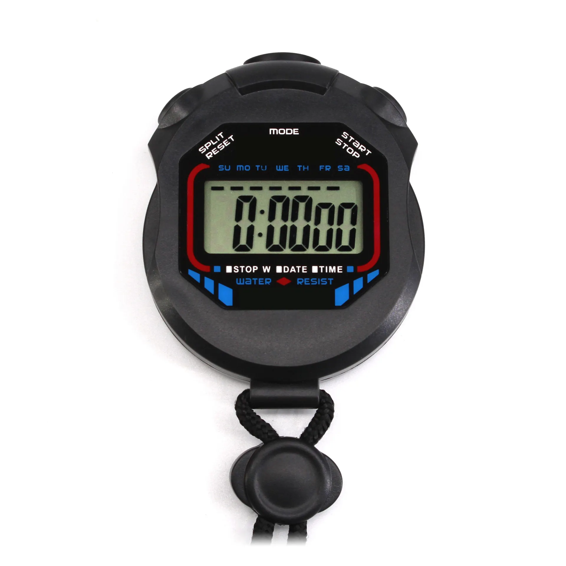 EMAF Stopwatch Kompetisi Olahraga Gym, Grosir Timer Stopwatch Olahraga Anak-anak Digital Stopwatch dengan Fungsi Tahan Air