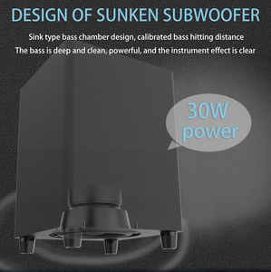 <span class=keywords><strong>Soundbar</strong></span> <span class=keywords><strong>TV</strong></span> 70W con Telecomando DSP, Audio 2.1 Canali, Ingressi Wireless e AUX per Gaming/PC/Home Theater - Product Image 5