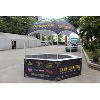 Tente à cadre durable 10 tentes à dôme rétractables en aluminium Gazebos Pole Tent Outdoor Tent air