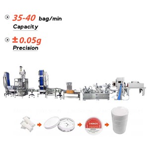 Machine d'emballage haute vitesse multi-voies pour sachets de nicotine, tabac à mâcher, snus et poudre en papier filtre non tissé - Product Image 1