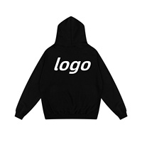 Vêtements d'hiver : Sweat à capuche unisexe en peluche double épaisseur avec lettres, décontracté, coupe ample, style urbain