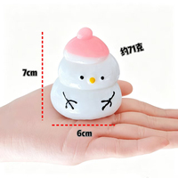 Nouveau produit le plus vendu : Jouet anti-stress en silicone en forme de bonhomme de neige, stock important disponible pour une expédition immédiate.
