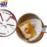 Presse à miel manuelle durable en acier inoxydable WANJIA pour l'apiculture et le pressage de la cire, modèle WJ785