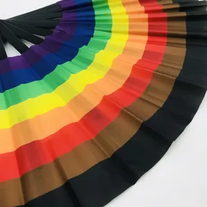 13 pollici 33cm di bambù UV bagliore pieghevole Fan Fan Fan Fan Fan del Fan della grafica - Product Image 5