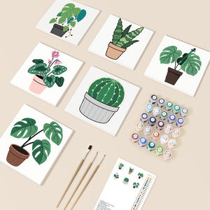 Regalo <span class=keywords><strong>de</strong></span> Navidad Orfon <span class=keywords><strong>pintura</strong></span> en miniatura por números juego <span class=keywords><strong>de</strong></span> 6, 15x15cm pequeño kit <span class=keywords><strong>de</strong></span> arte DIY, Dropshipping global personalizable - Product Image 5