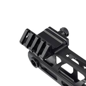 Тактический алюминиевый прицел 20 мм с креплением под угол 45 градусов со смещением 4 слота боковой кронштейн фонарики крепление RTS - Product Image 6