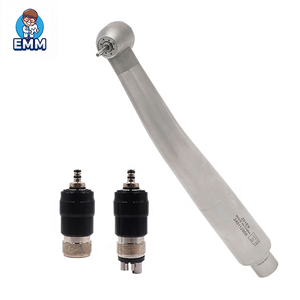 Pièce à <span class=keywords><strong>main</strong></span> dentaire à turbine à air à 2/4 trous, à raccord rapide, haute vitesse, avec tête de couple, instrument dentaire fabriqué en Chine - Product Image 1
