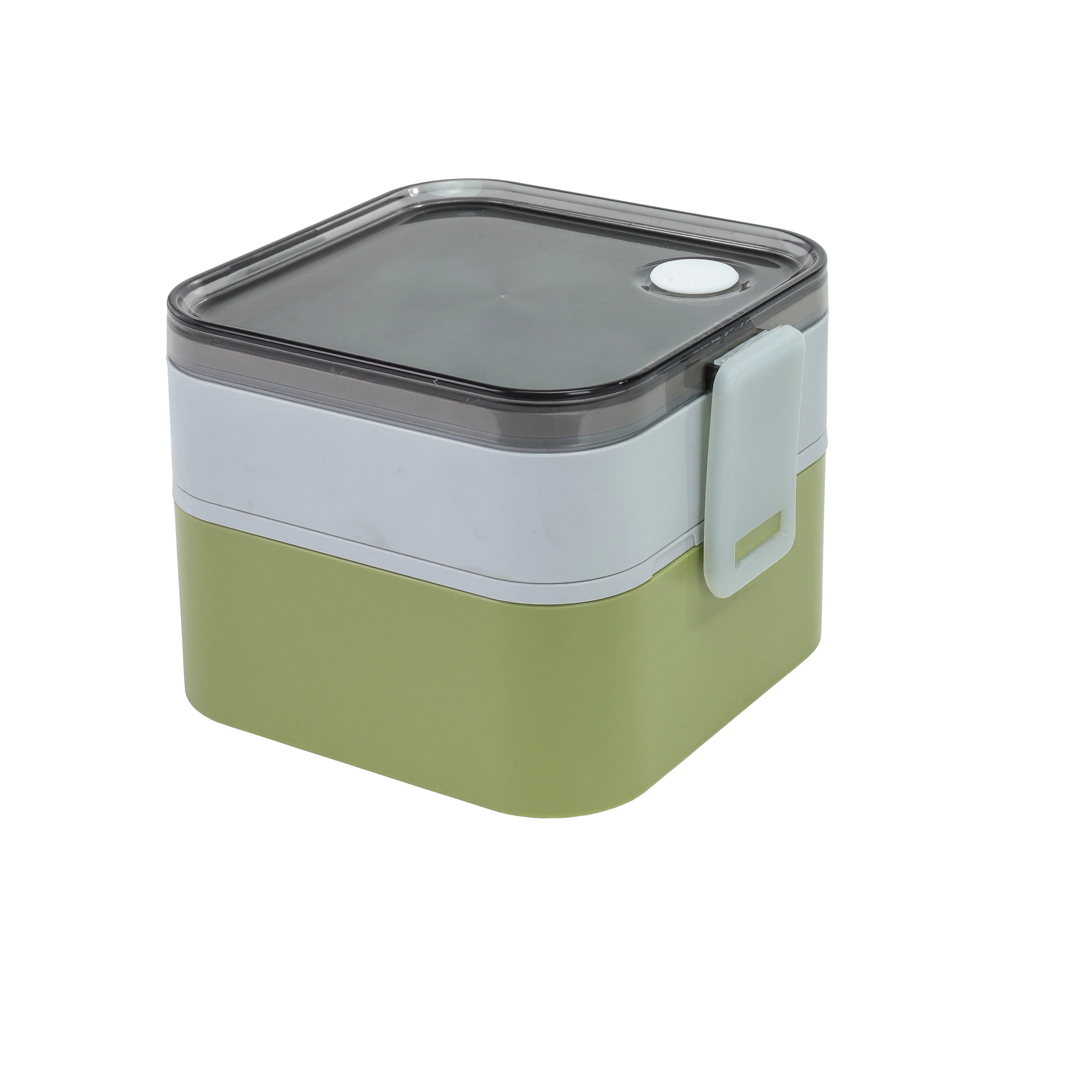 BPA Thực Phẩm Miễn Phí Bento Hộp Ăn Trưa Trẻ Em Máy Xay Sinh Tố Salad Tiffin Hộp Đựng Thức Ăn Vuông 2 Lớp Nhựa Người Lớn Nhật Bản Phong Cách Stackable F