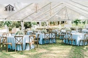 Grande tente en verre de luxe en tissu PVC pour <span class=keywords><strong>l</strong></span>'extérieur Structure <span class=keywords><strong>temporaire</strong></span> d'<span class=keywords><strong>orangerie</strong></span> d'église é<span class=keywords><strong>l</strong></span>égante pour les événements et les expositions de noces - Product Image 2