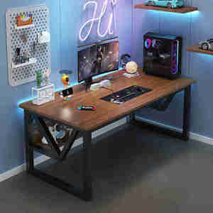 Lớn giá rẻ máy tính hiện đại chơi game bảng bàn gỗ Máy tính để bàn nghiên cứu bảng nhà văn phòng đơn giản Bàn kệ sách sinh viên bàn - Product Image 6