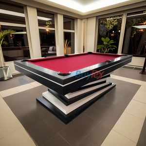Professional 6Ft 7Ft 8Ft 9Ft Billiard 8 Ball Snooker Billiards <b>Pool</b> Tables With Luxury Design for Sale DZ Luxury Design Elegant - Product Image 3