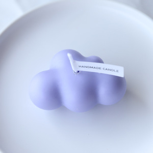 Vela Aromática Pequeña con Forma <span class=keywords><strong>de</strong></span> Nube Blanca, Linda Vela Decorativa para el Hogar con Aroma a Nube, Hecha <span class=keywords><strong>de</strong></span> Cera <span class=keywords><strong>de</strong></span> Soya Vegetal - Product Image 6