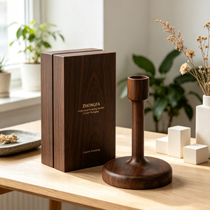 High Quality Solid Wood Lamp Base With Folk <b>Art</b> <b>Engraving</b> Irregular Shape Smooth Laser Printed Stand For Home Decor - Product Image 3