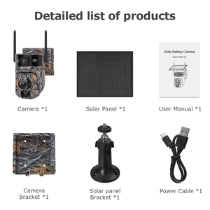 Sectec ngụy trang không dây ngoài trời năng lượng mặt trời pin dài 20x Camera an ninh wifi <span class=keywords><strong>2</strong></span> cách âm thanh phát hiện chuyển động 6MP <span class=keywords><strong>4G</strong></span> CCTV Camera - Product Image 6