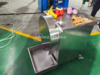 Commerciële Knoflook Gember Snijmachine 500-2000kg/u RVS Industriële Automatische Groentesnijder Verstelbare Motor