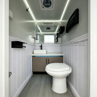 Remorque de toilettes Goeasy écologique et sanitaire pour solutions événementielles durables, toilettes portables