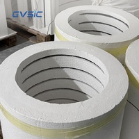 Chambre de chauffage en fibre céramique de type rond haute température pour le traitement thermique en laboratoire