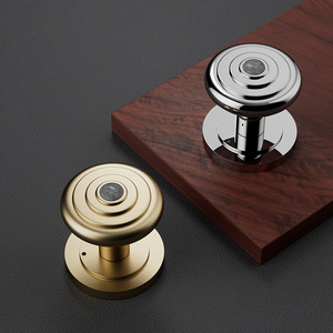 Manija de Puerta de Baño de Aleación de Zinc de Alta Calidad, Perilla de Puerta de Dormitorio con Cerradura para Hotel, Villa, Hogar, Oficina, Edificio - Product Image 5