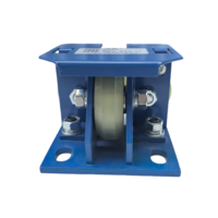 Galet de guidage d'ascenseur de haute qualité FN-GDX-017, roue de guidage de 125 mm, galet d'ascenseur en plastique