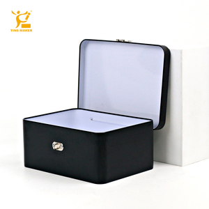 Oem ODM nhà máy tùy chỉnh kích thước bản lề hộp thiếc phổ biến in kỹ thuật số có thể khóa container lớn cho sô cô la đóng gói quà tặng <span class=keywords><strong>tin</strong></span> - Product Image 4