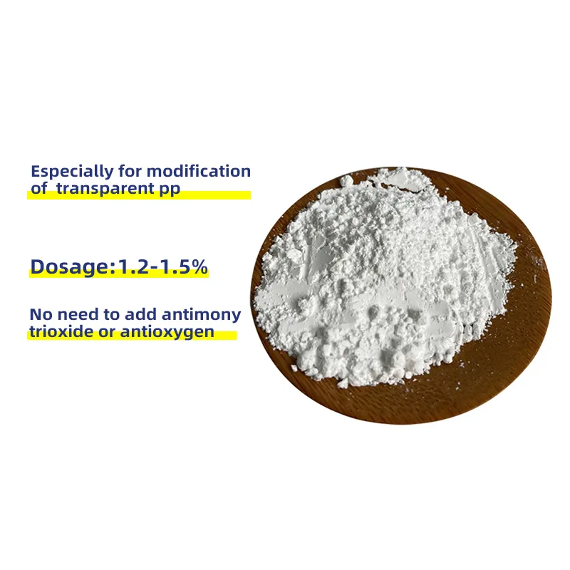 Transparent PP Flame retardant additive for plastics