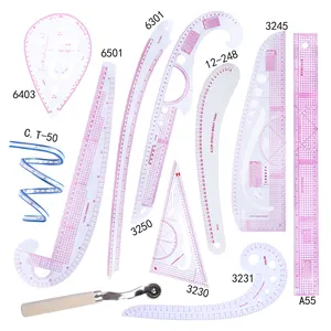 Линейка для шитья с французской изогнутой линейкой L0029, линейка для лоскутного шитья, линейка для дизайна одежды