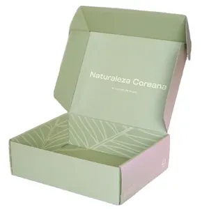 Luxus Angemessener Preis Luxus Mattgrün Gesichts creme Falten Starre Papier box Verpackung Hautpflege paket für Geschenk papier boxen
