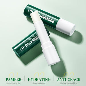 Pelembab Bibir Kustom dengan logo, Eksfoliasi, Melembapkan, Mencerahkan Garis Bibir, Pelembab Bibir Mint Mewah untuk Pria dan Wanita - Product Image 4