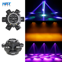 Projecteur LED mobile à six bras IP33 Bee Eyes avec contrôle DMX512 pour DJ, scène, discothèque, KTV et fêtes