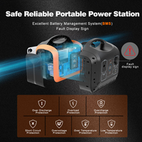 Générateur solaire portable, alimentation électrique de camping, batterie 110v 600w, en stock aux États-Unis, livraison gratuite