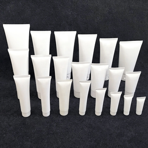 JIE MEI Stock 5ml 10ml 15ml 20ml 30ml 50ml 100ml 120ml 150ml White Plastic Empty Hand Cream Soft Tube Squeeze Cosmetic Packaging